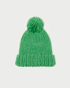Online Loeffler Randall Ava Knit Pompom Hat Cream