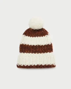 Online Loeffler Randall Ava Knit Pompom Hat Cream