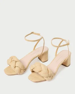 Loeffler Randall Avril Natural Raffia Heeled Sandal Natural /><noscript><img width=