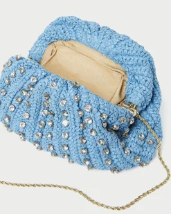 Best Loeffler Randall Bailey Blush/Crystal Dome Clutch Beauty