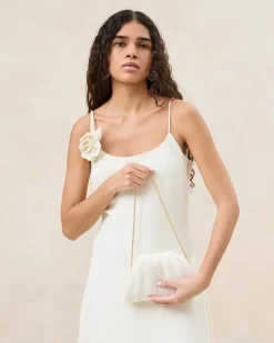 Best Loeffler Randall Bailey Blush/Crystal Dome Clutch Beauty