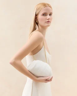 Best Loeffler Randall Bailey Blush/Crystal Dome Clutch Beauty