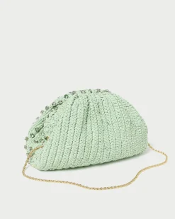 Best Loeffler Randall Bailey /Crystal Dome Clutch Mint