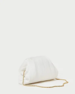 Hot Loeffler Randall Bailey Pleated Dome Clutch Pearl