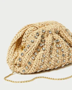 Online Loeffler Randall Bailey White Pleated Dome Clutch Beauty
