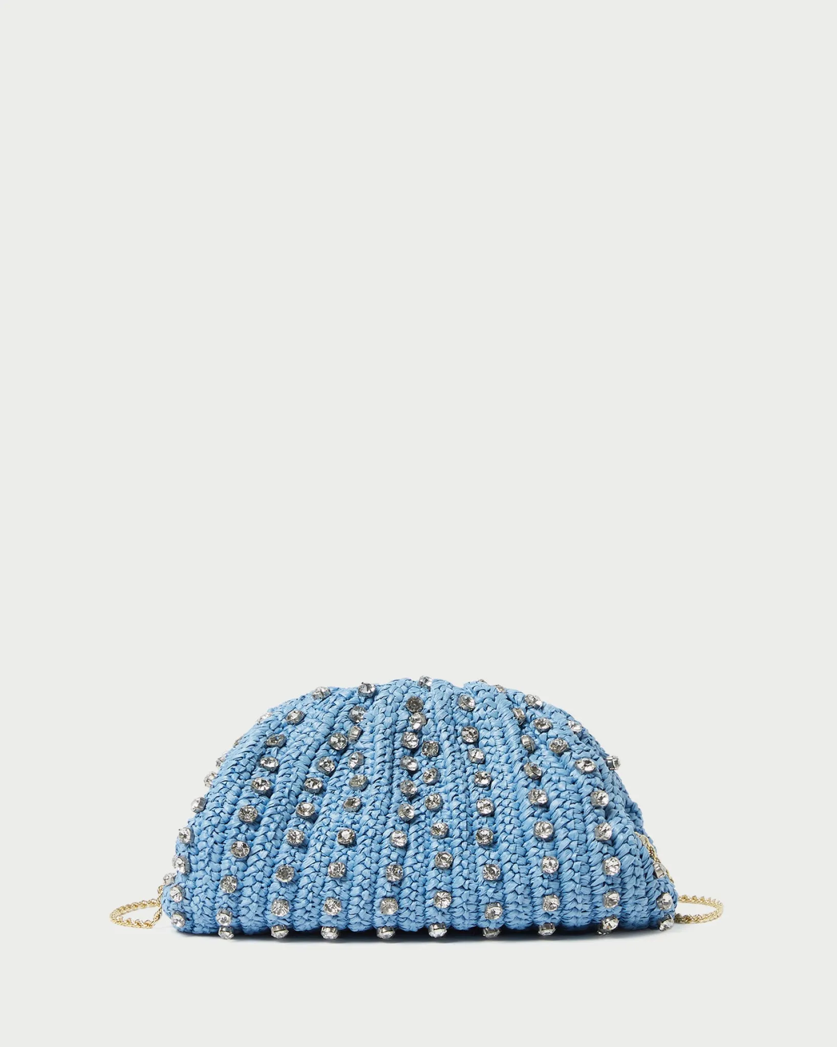 Best Loeffler Randall Bailey White/Crystal Dome Clutch White/Clear