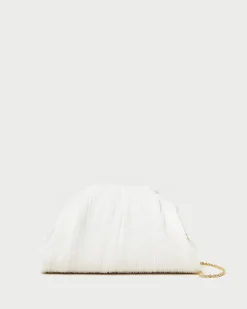Best Loeffler Randall Bailey White/Crystal Dome Clutch White/Clear