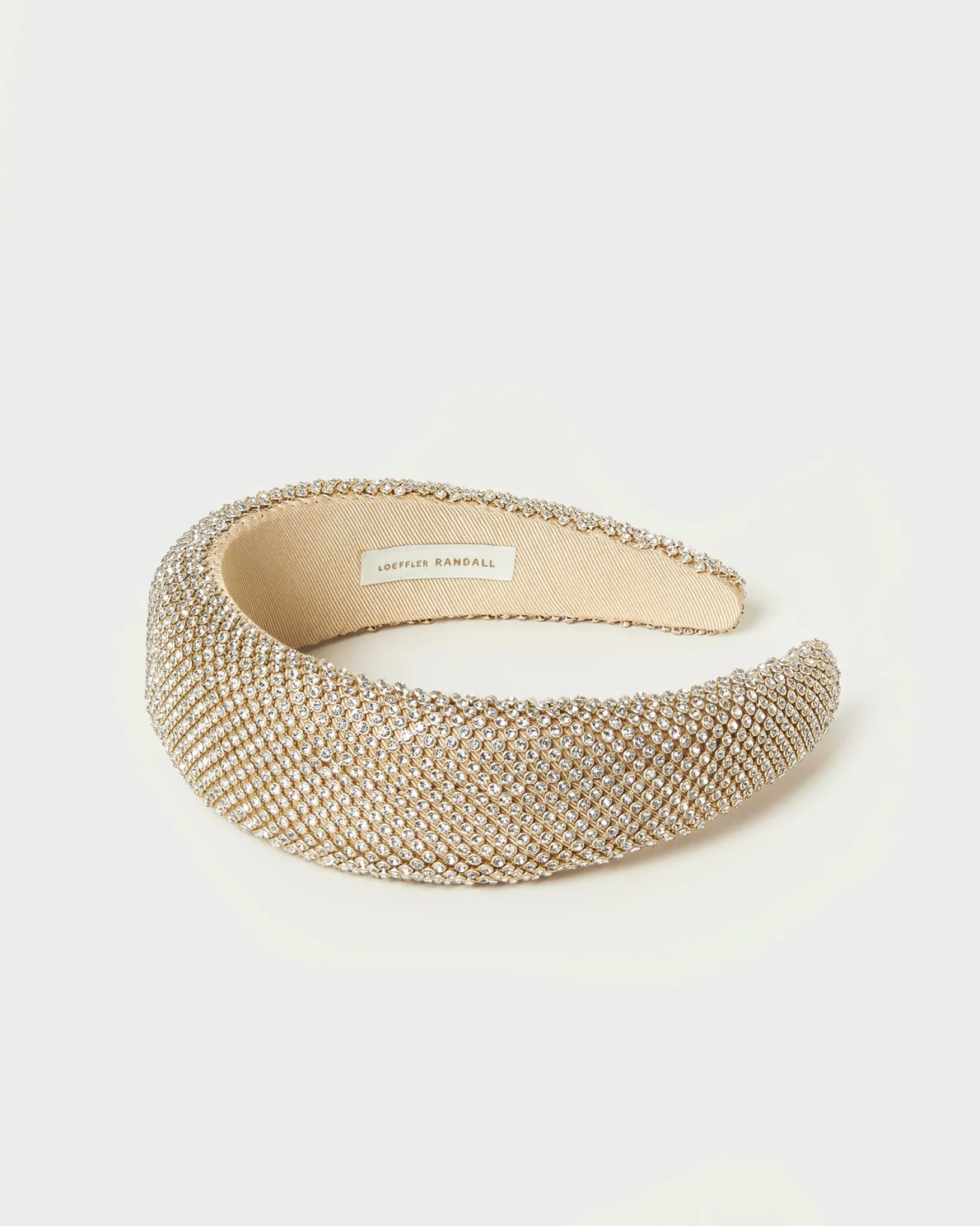 Clearance Loeffler Randall Bellamy Satin Headband Cream