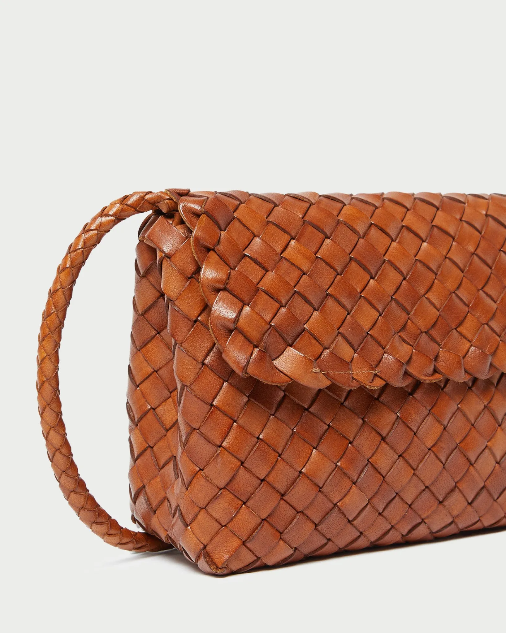 Online Loeffler Randall Billie Leather Shoulder Bag Timber