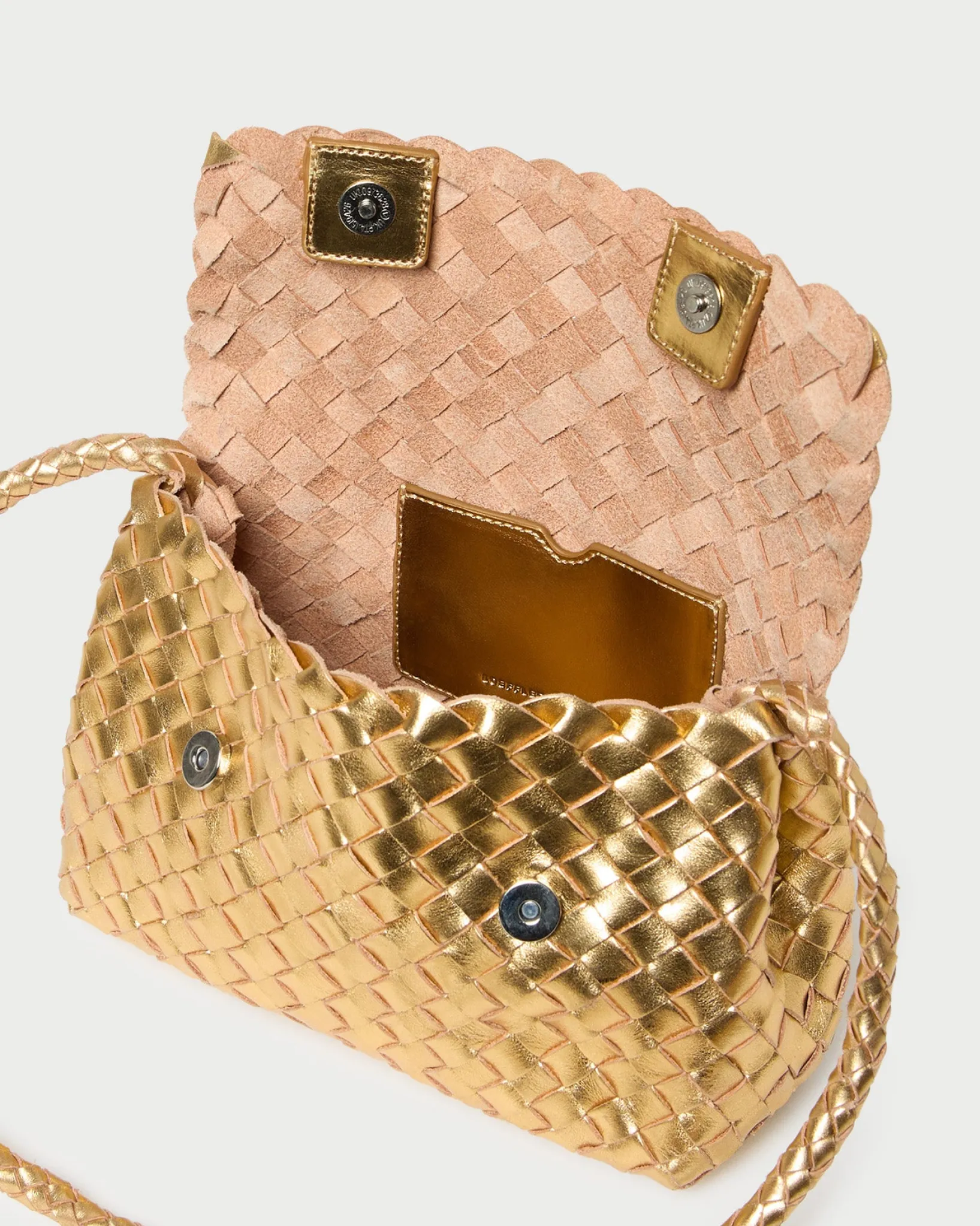Online Loeffler Randall Billie Leather Shoulder Bag Timber