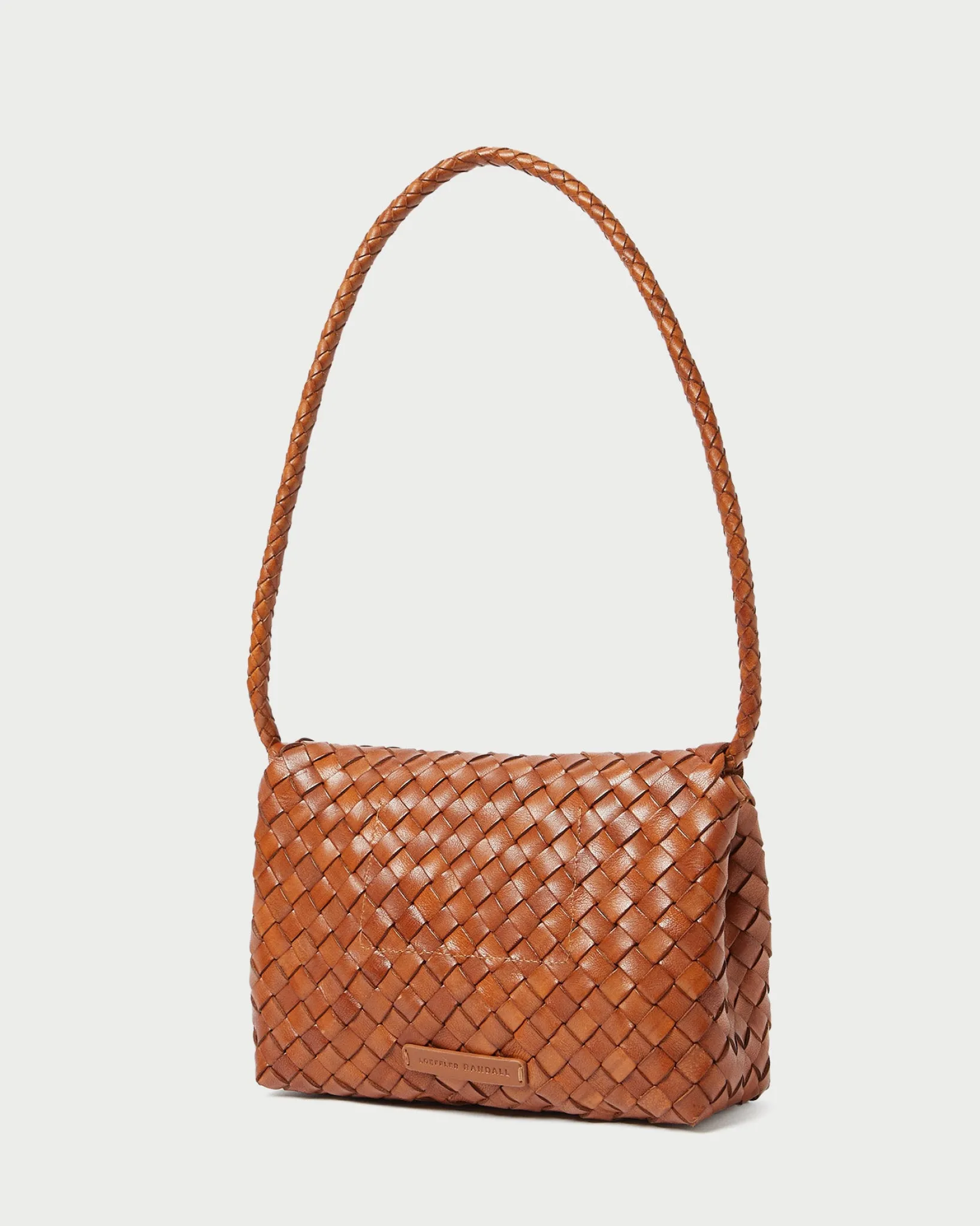Online Loeffler Randall Billie Leather Shoulder Bag Timber