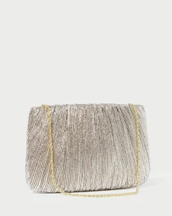 Best Loeffler Randall Brit Pleated Clutch Brown Gingham