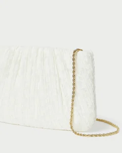 Best Loeffler Randall Brit Pleated Clutch Brown Gingham