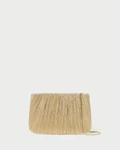Best Loeffler Randall Brit Pleated Clutch Brown Gingham