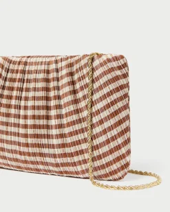 Hot Loeffler Randall Brit Flat Pleated Clutch Sage