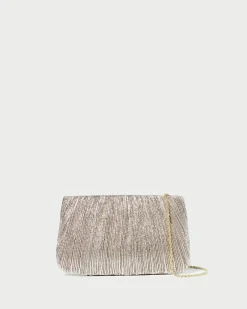 Clearance Loeffler Randall Brit Flat Pleated Clutch White