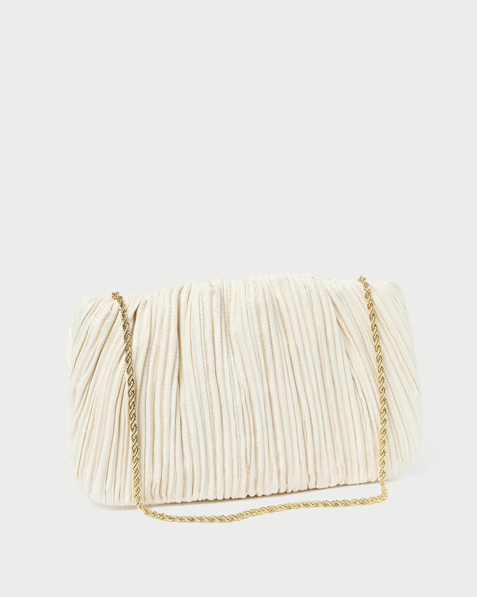 Sale Loeffler Randall Brit White Lace Flat Clutch White/Cream