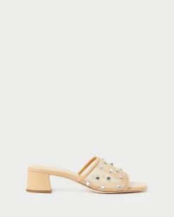Discount Loeffler Randall Brooke Caramel/Crystal Mesh Mule Caramel/Clear