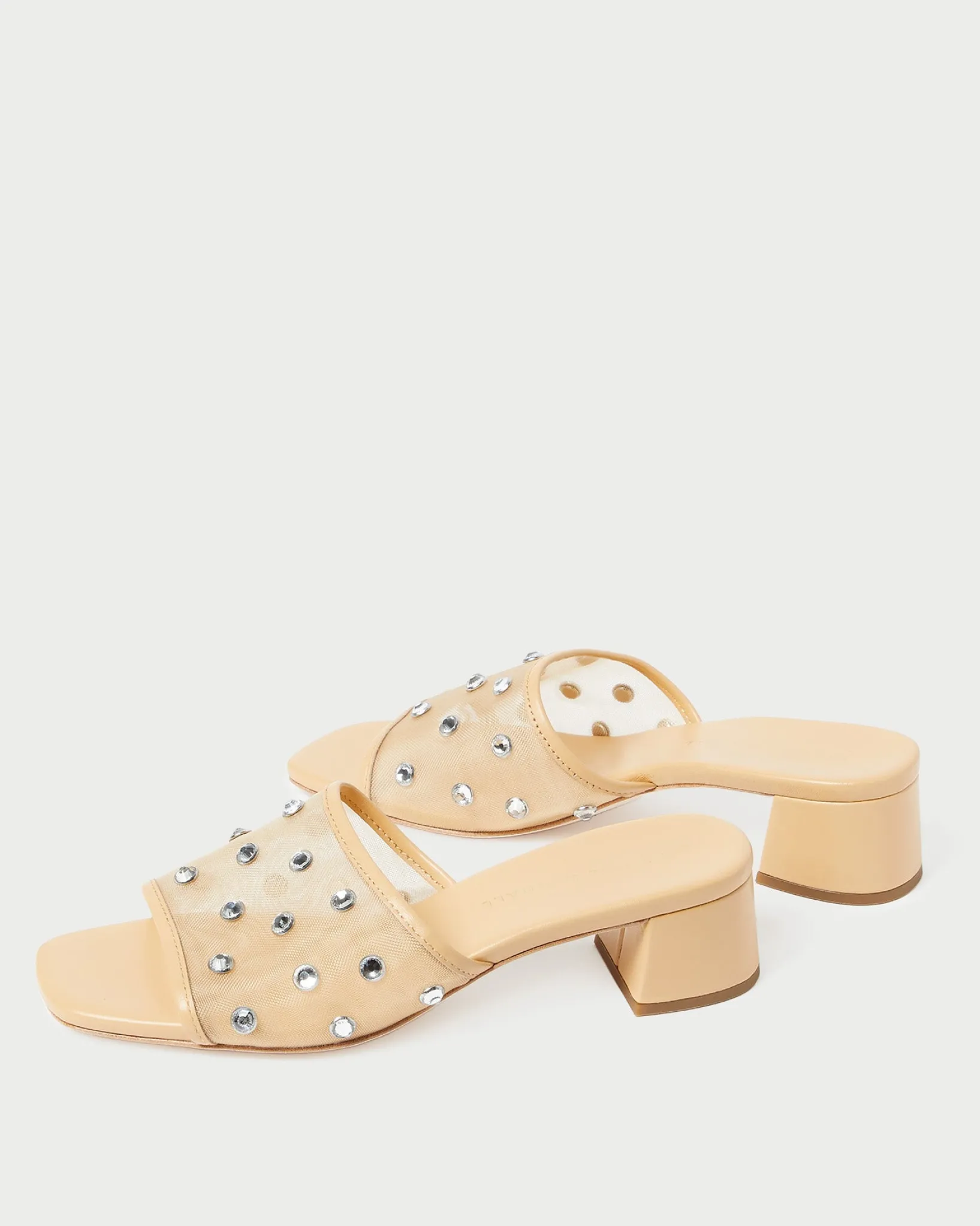 Outlet Loeffler Randall Brooke /Crystal Mesh Mule Seafoam