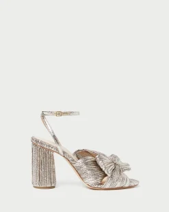 Outlet Loeffler Randall Camellia Pleated Bow Heel Black