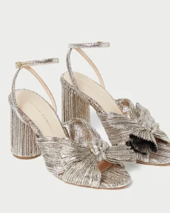 Outlet Loeffler Randall Camellia Pleated Bow Heel Black