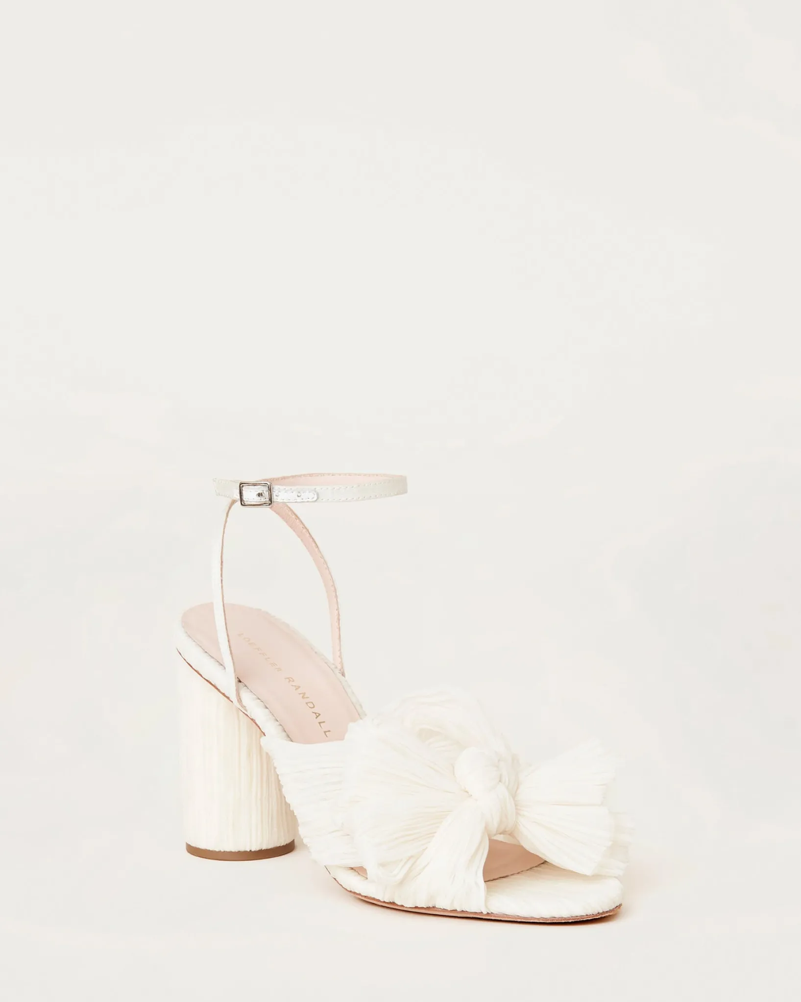 Outlet Loeffler Randall Camellia Pleated Bow Heel Black