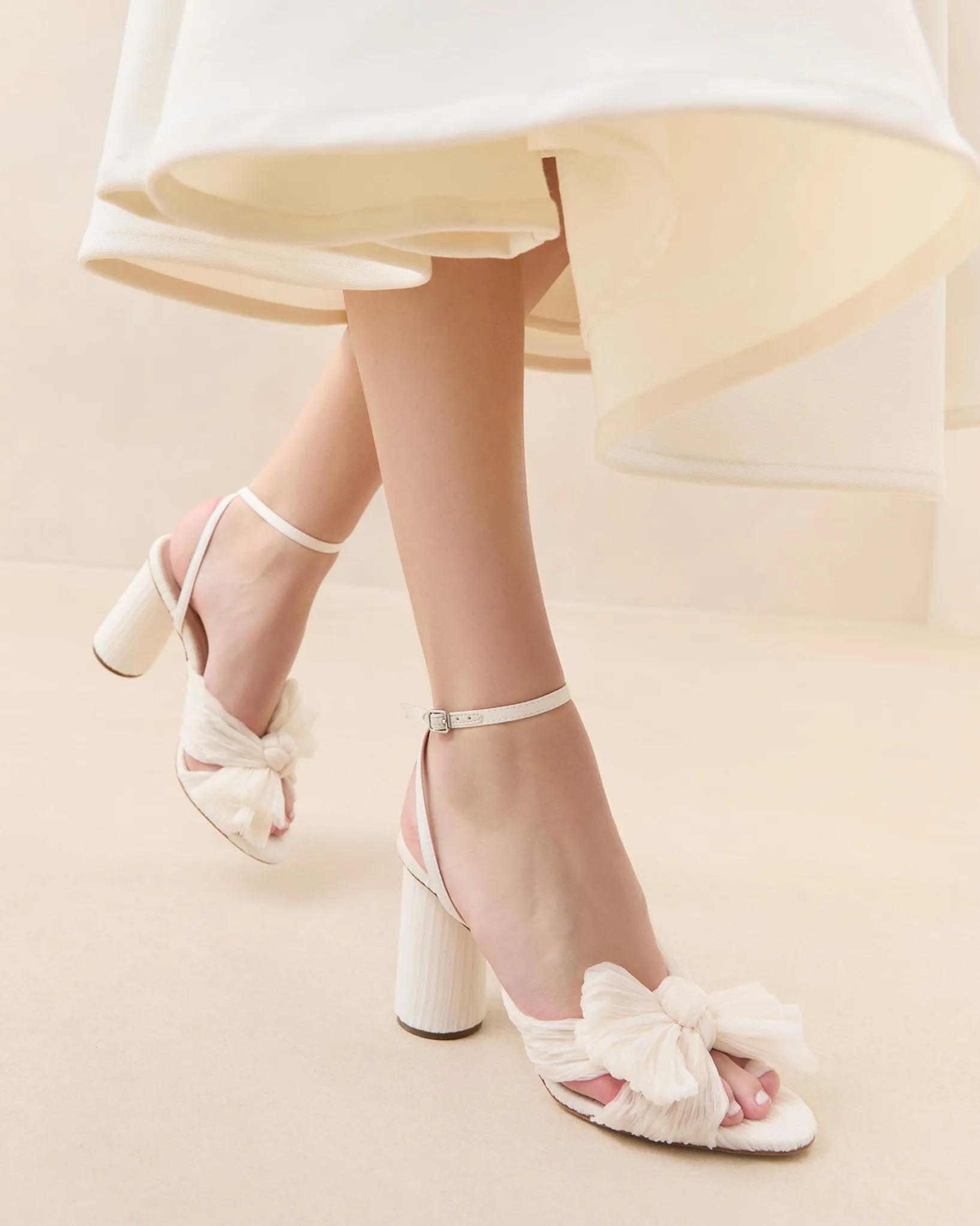 Outlet Loeffler Randall Camellia Pleated Bow Heel Black