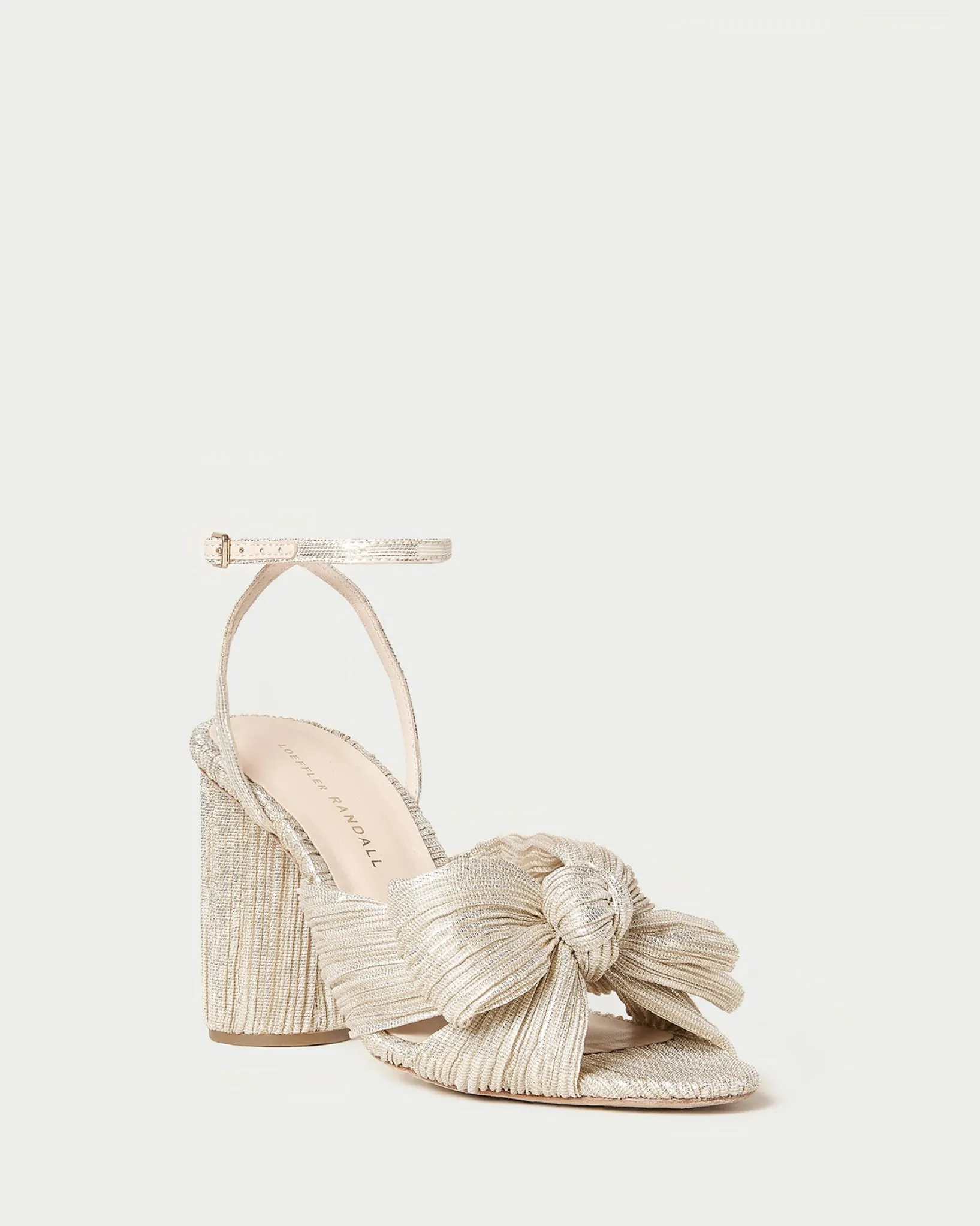 Outlet Loeffler Randall Camellia Pleated Bow Heel Black