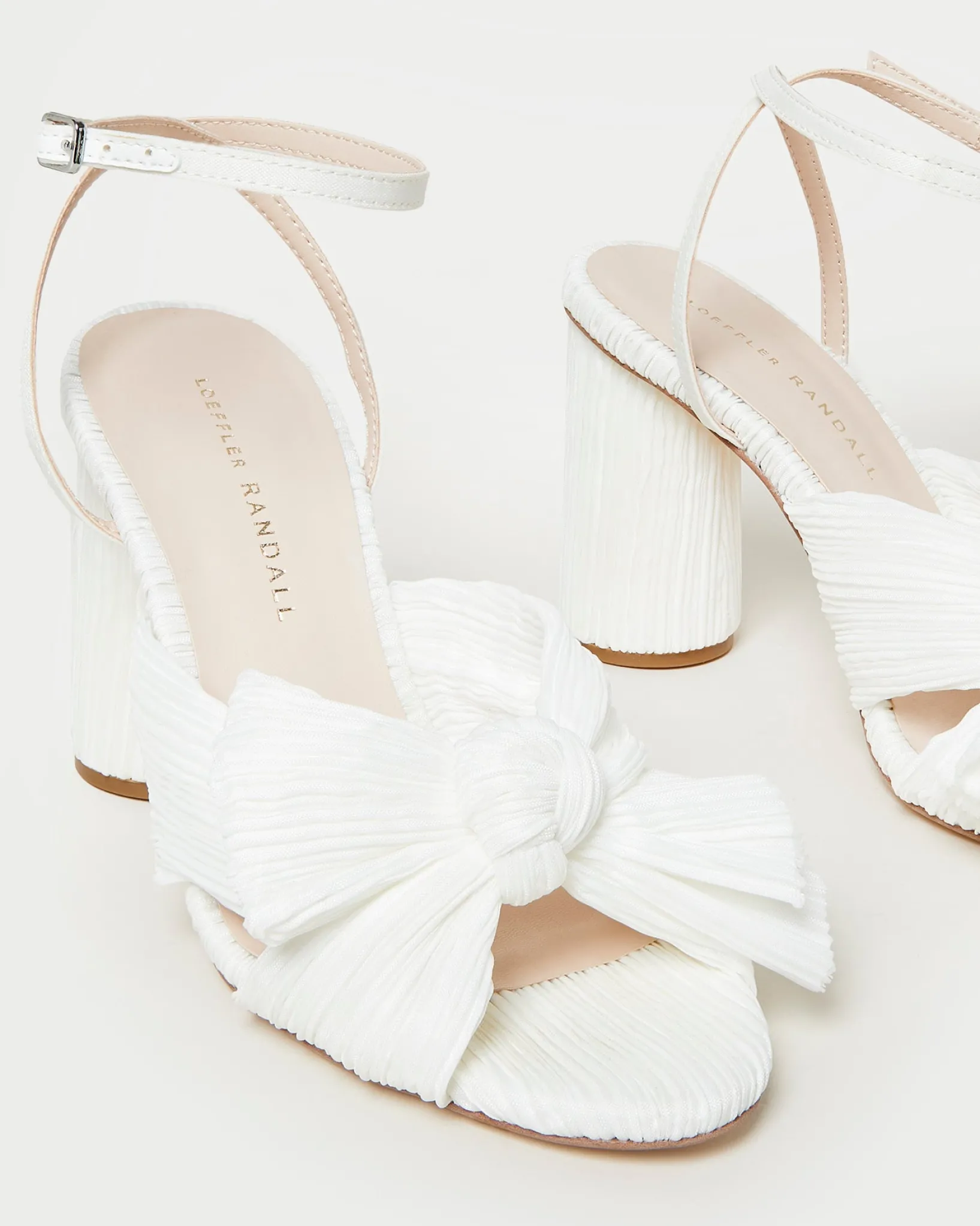 Outlet Loeffler Randall Camellia Pleated Bow Heel Black