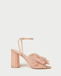 Outlet Loeffler Randall Camellia Pleated Bow Heel Black
