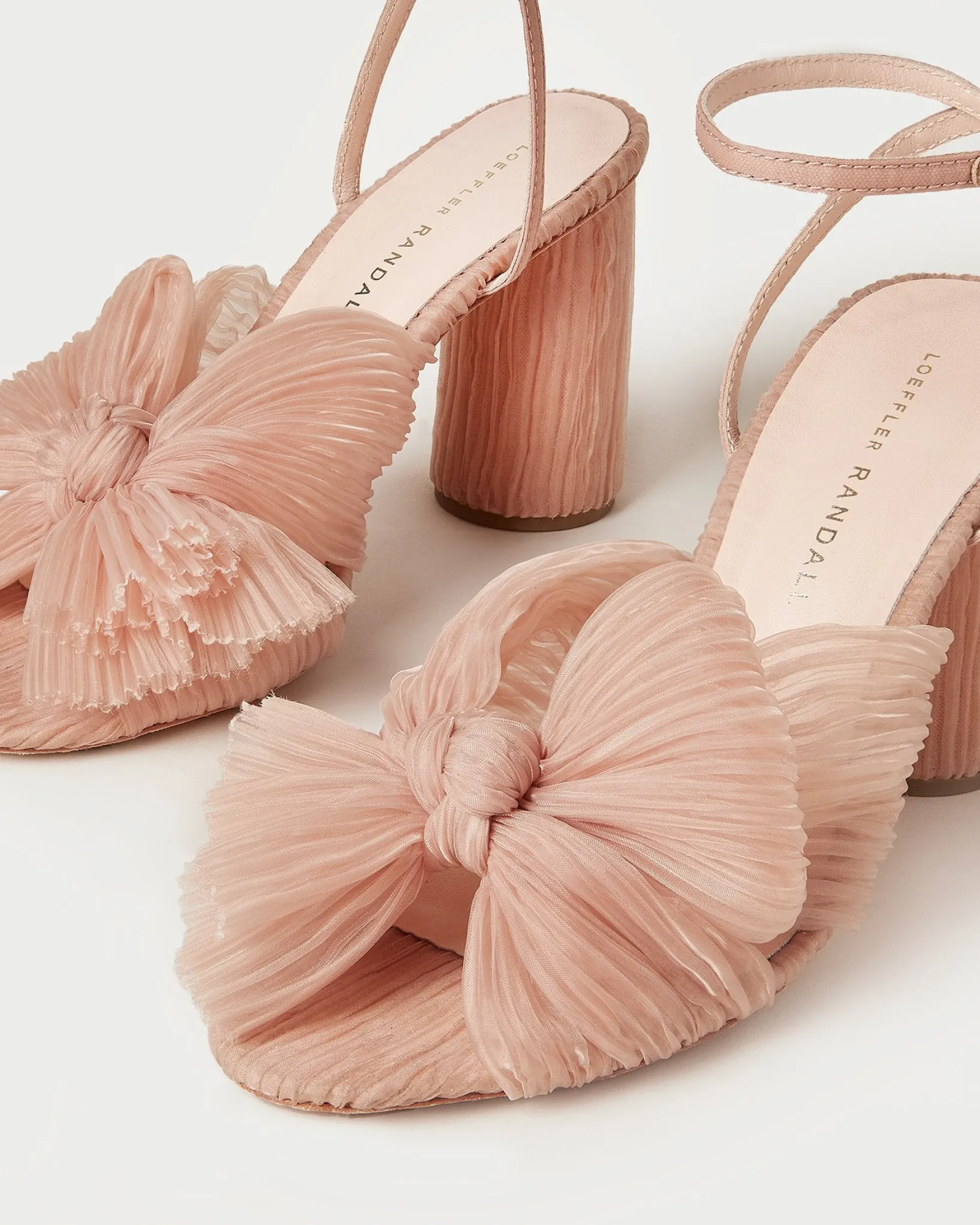 Outlet Loeffler Randall Camellia Pleated Bow Heel Black
