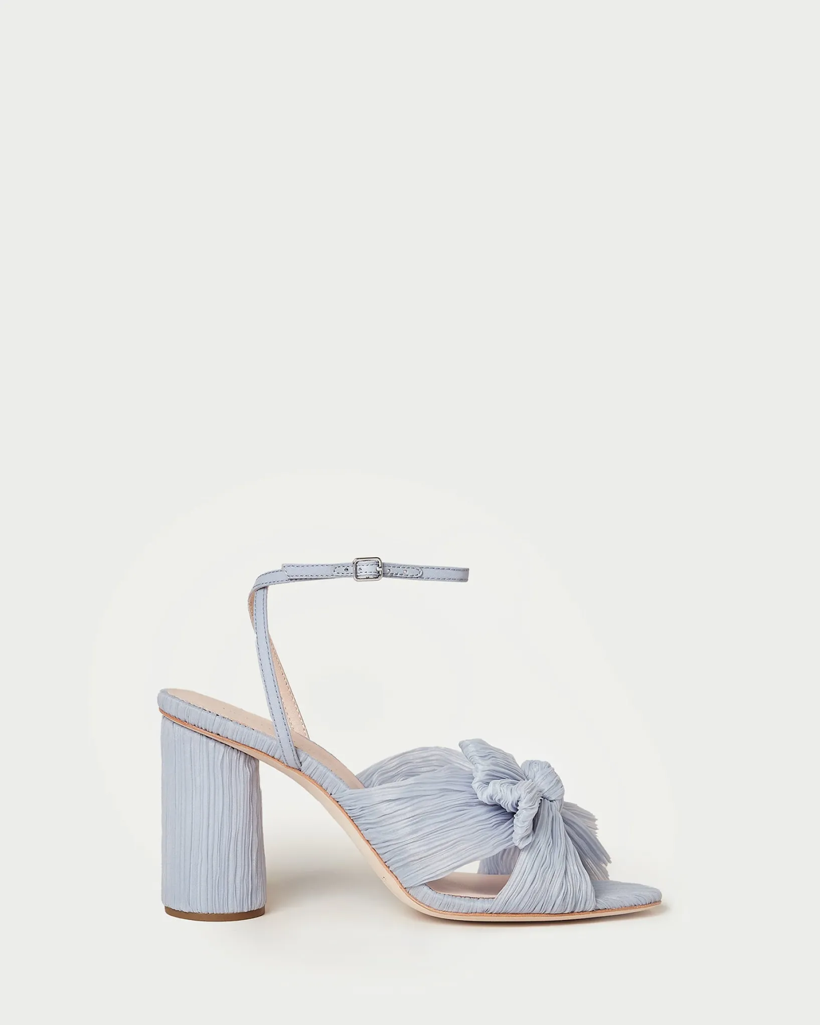 Outlet Loeffler Randall Camellia Pleated Bow Heel Blue
