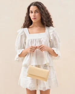 Best Loeffler Randall Charlee Butter Leather Shoulder Bag Sweet Butter