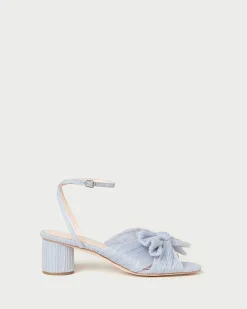 Discount Loeffler Randall Dahlia Black Pleated Bow Heel Beauty