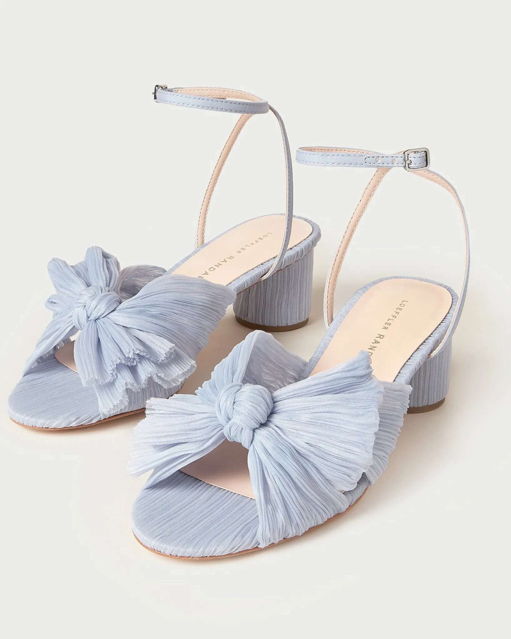 Discount Loeffler Randall Dahlia Black Pleated Bow Heel Beauty