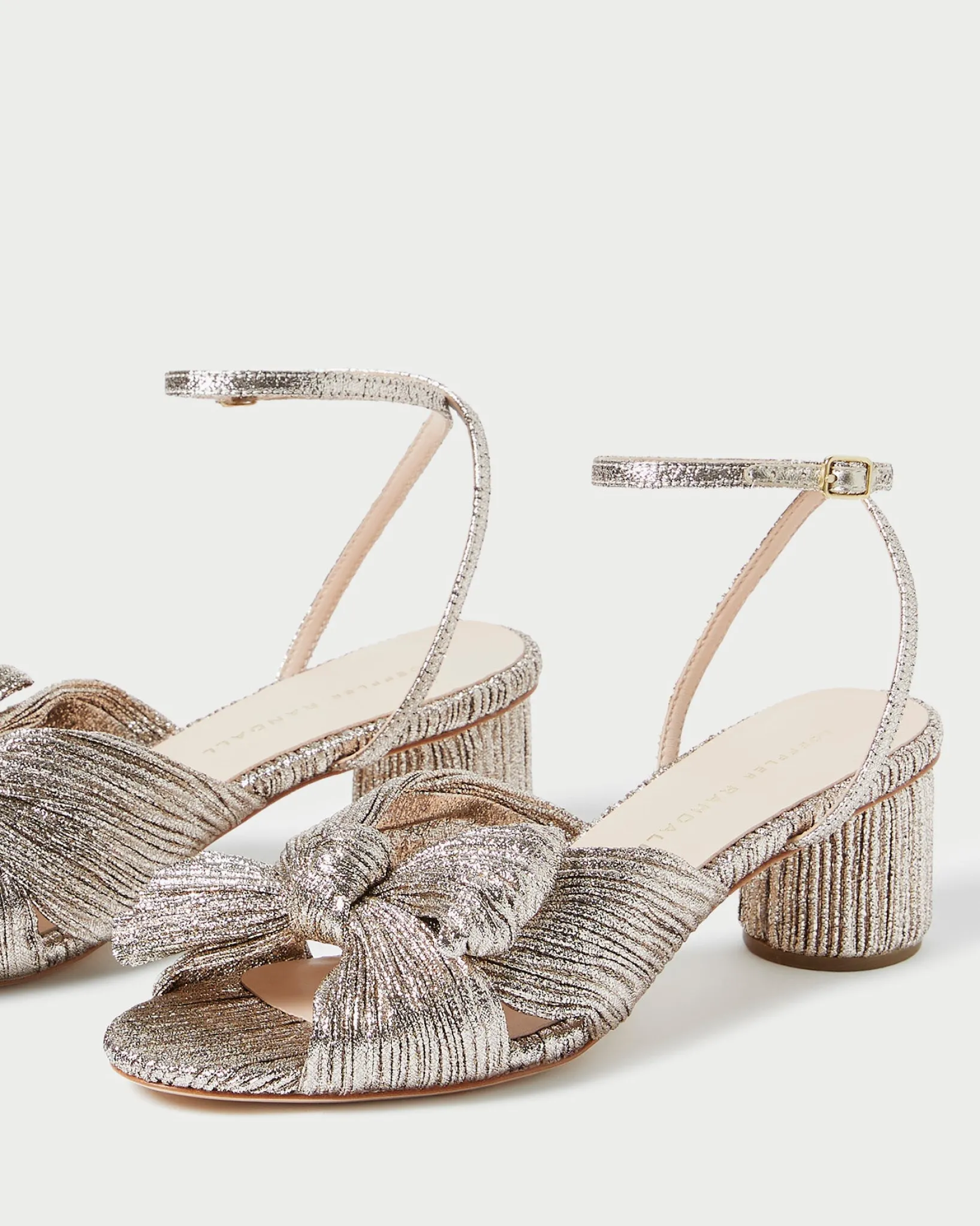 Discount Loeffler Randall Dahlia Black Pleated Bow Heel Beauty