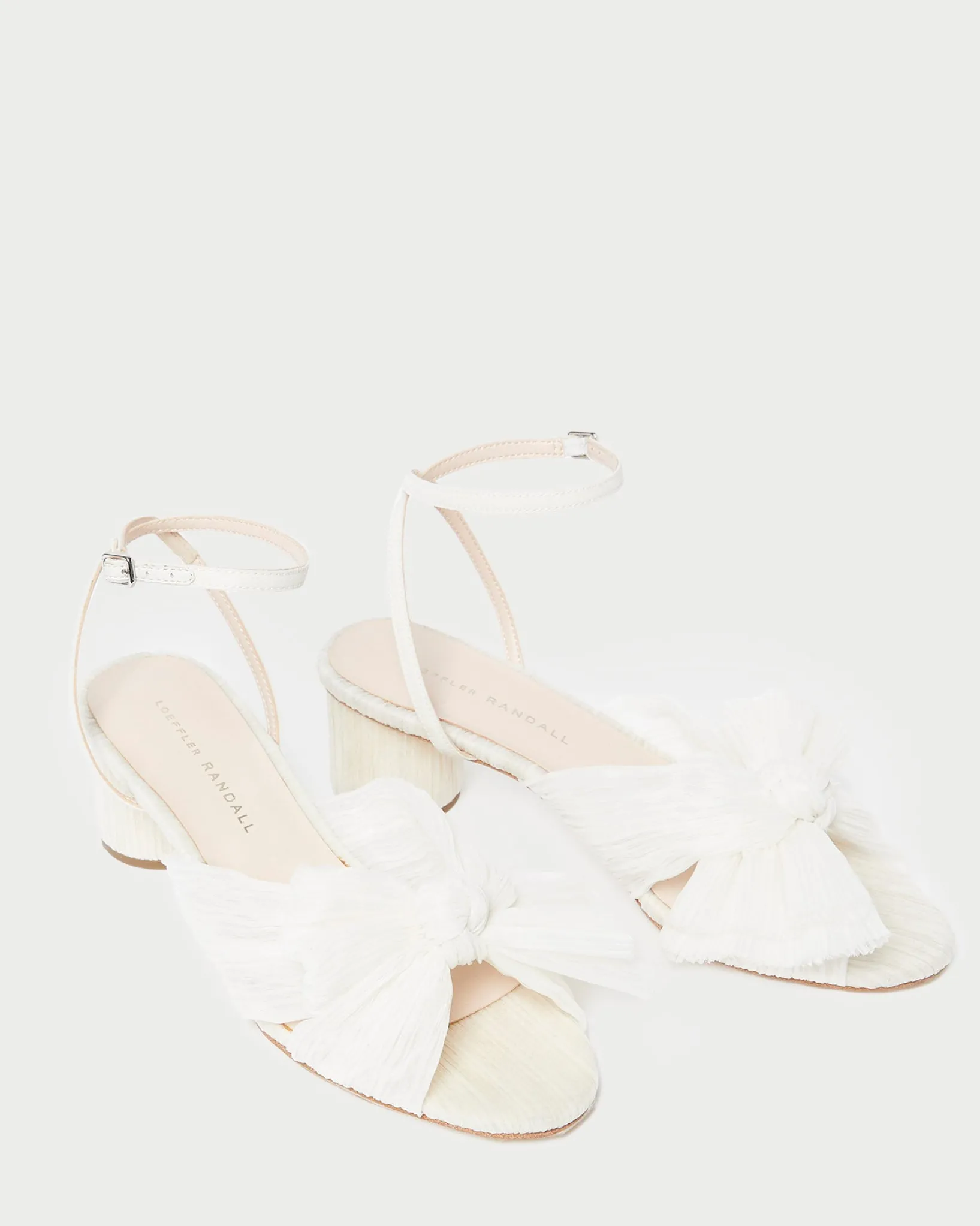 Discount Loeffler Randall Dahlia Black Pleated Bow Heel Beauty