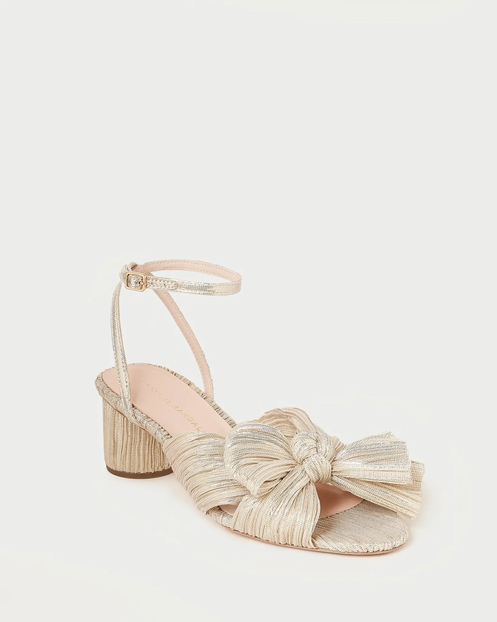 Discount Loeffler Randall Dahlia Black Pleated Bow Heel Beauty