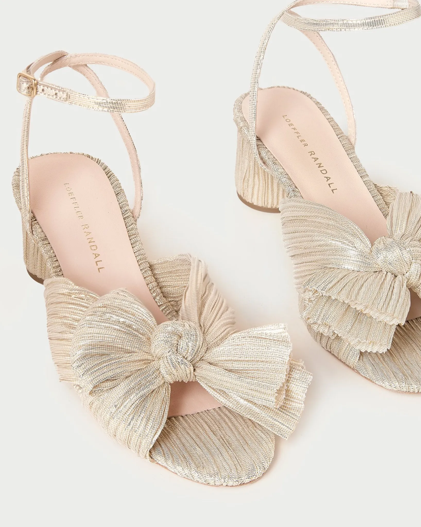 Discount Loeffler Randall Dahlia Black Pleated Bow Heel Beauty