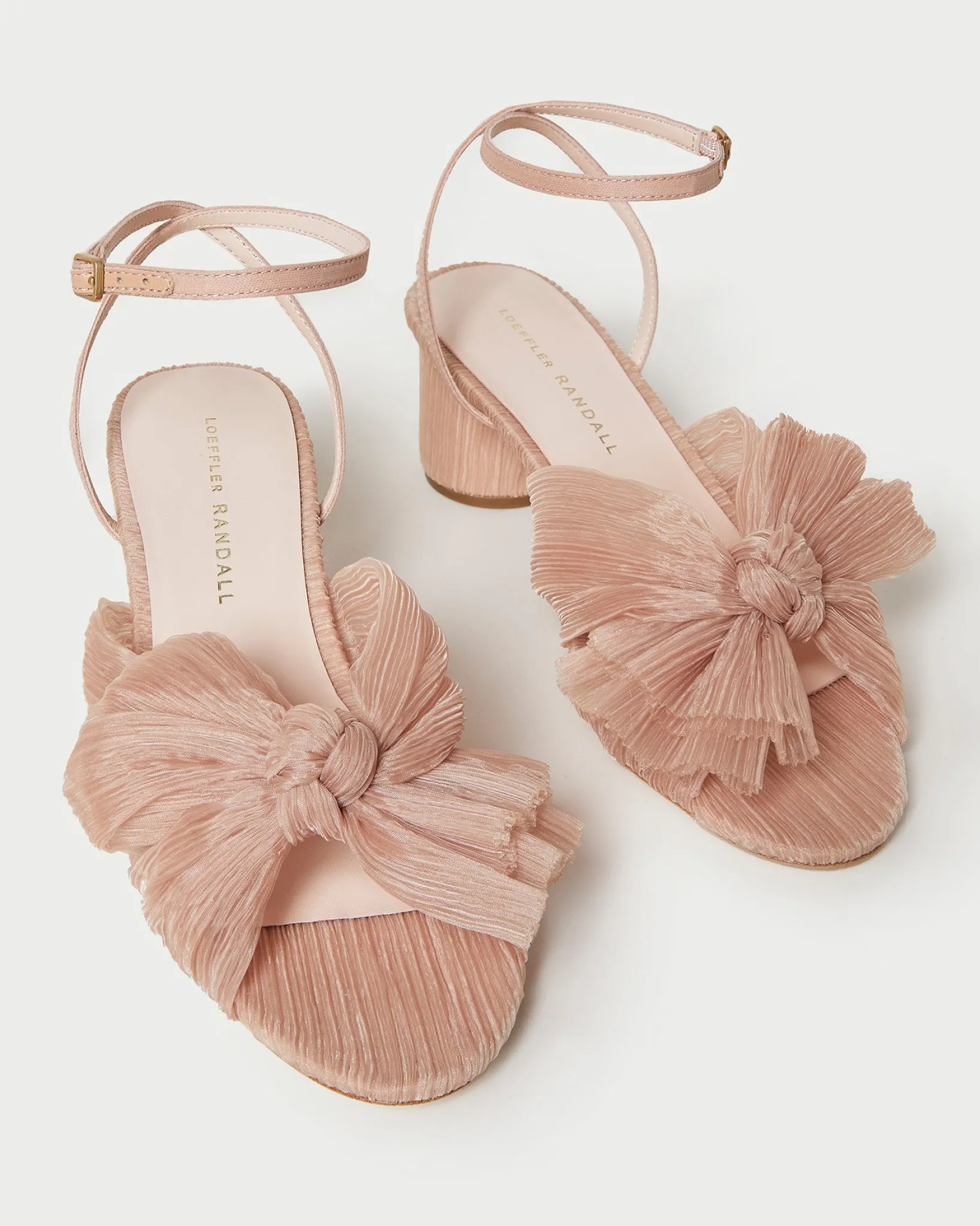 Discount Loeffler Randall Dahlia Black Pleated Bow Heel Beauty