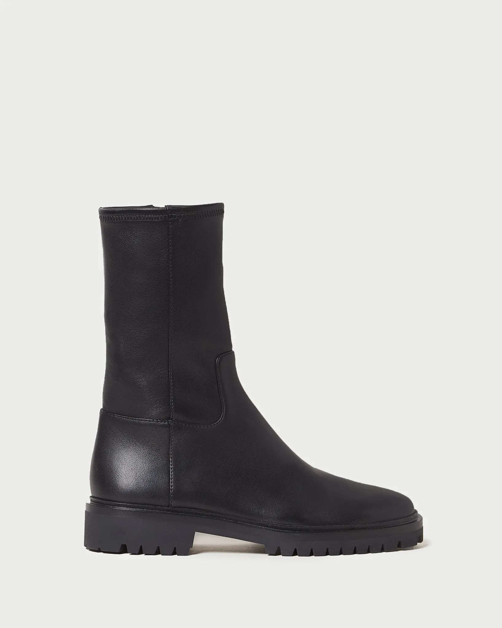 Loeffler Randall Danny Mid Lug Boot Black
