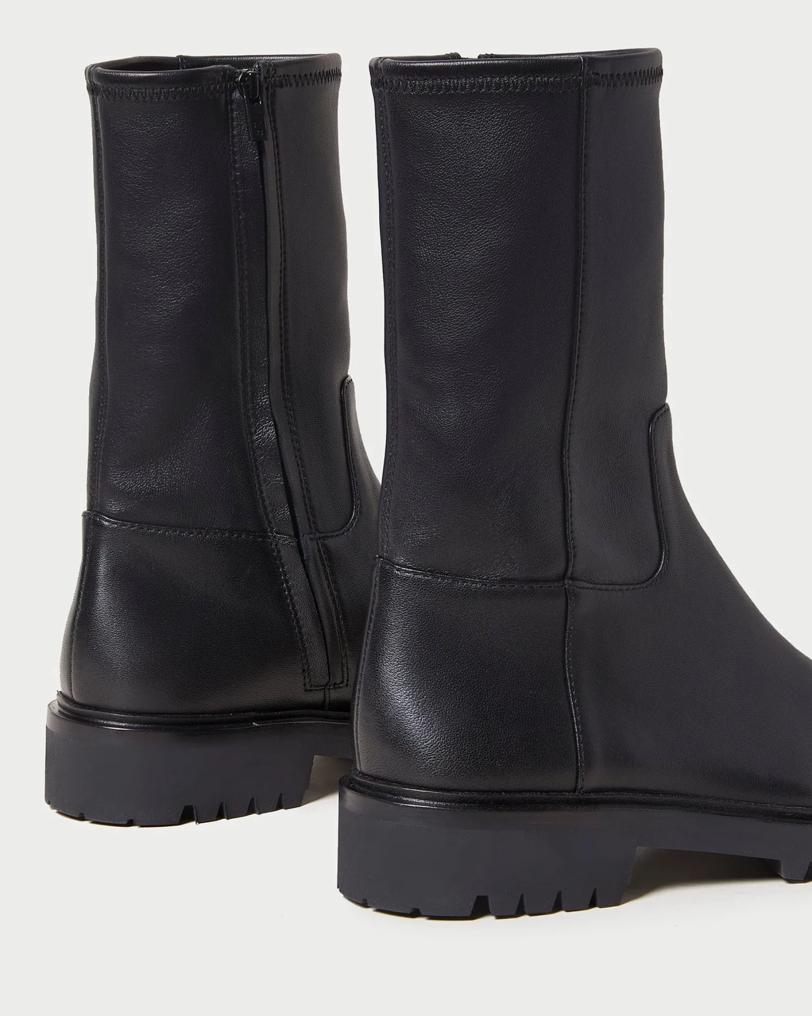 Loeffler Randall Danny Mid Lug Boot Black
