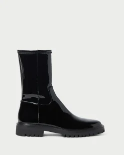 Loeffler Randall Danny Mid Lug Boot Black