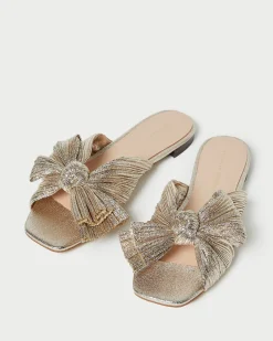 Outlet Loeffler Randall Daphne Bow Slide Blue