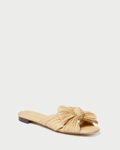 Loeffler Randall Daphne Bow Slide Champagne