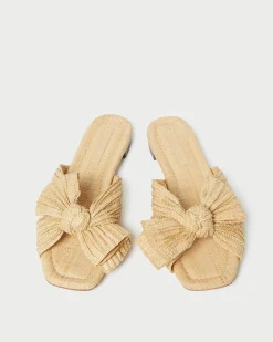 Loeffler Randall Daphne Bow Slide Champagne