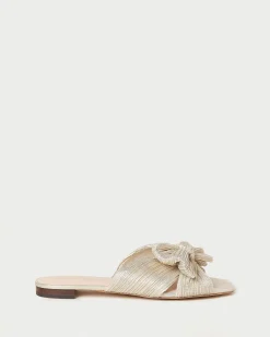 Loeffler Randall Daphne Bow Slide Champagne