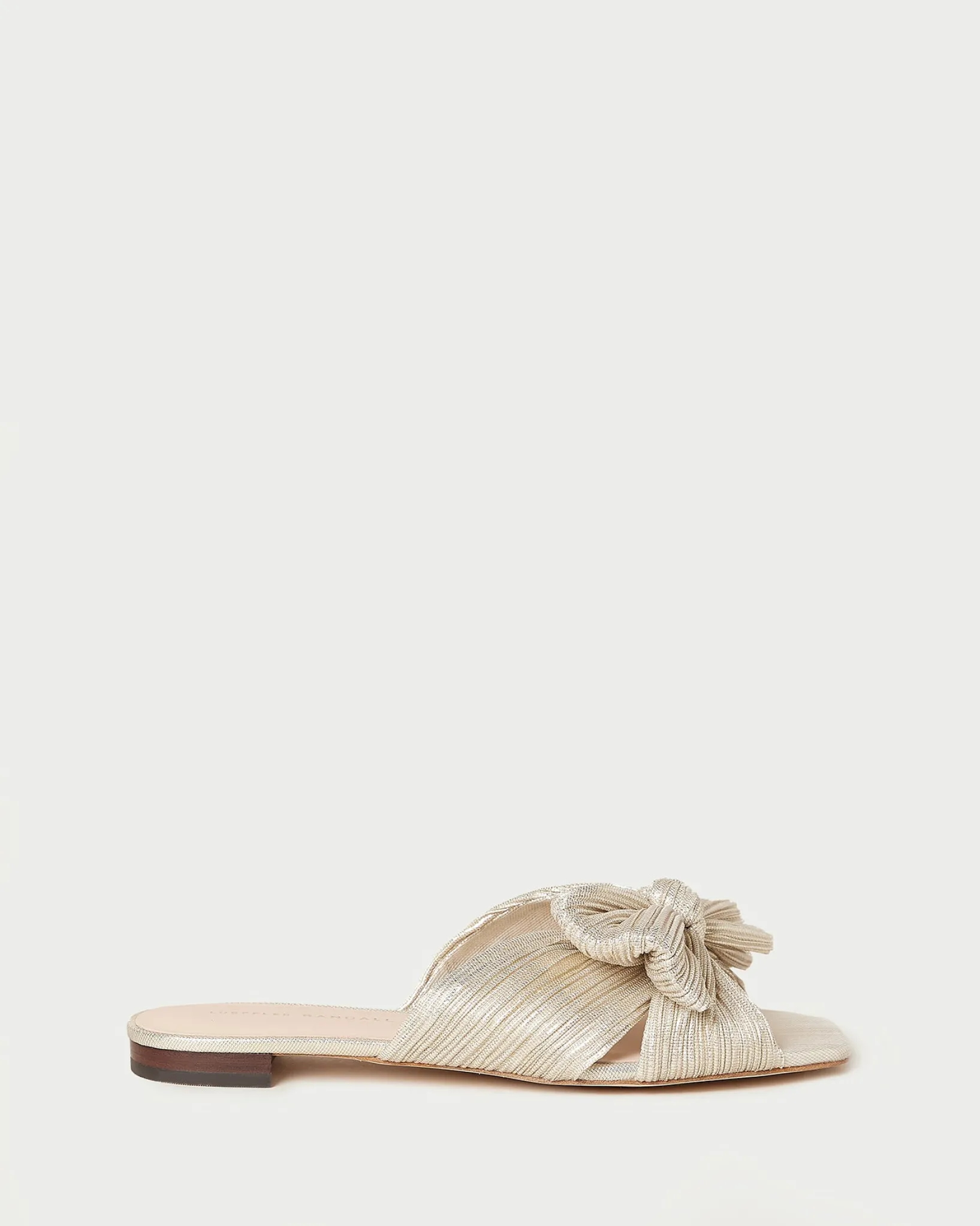 Discount Loeffler Randall Daphne Bow Slide Natural