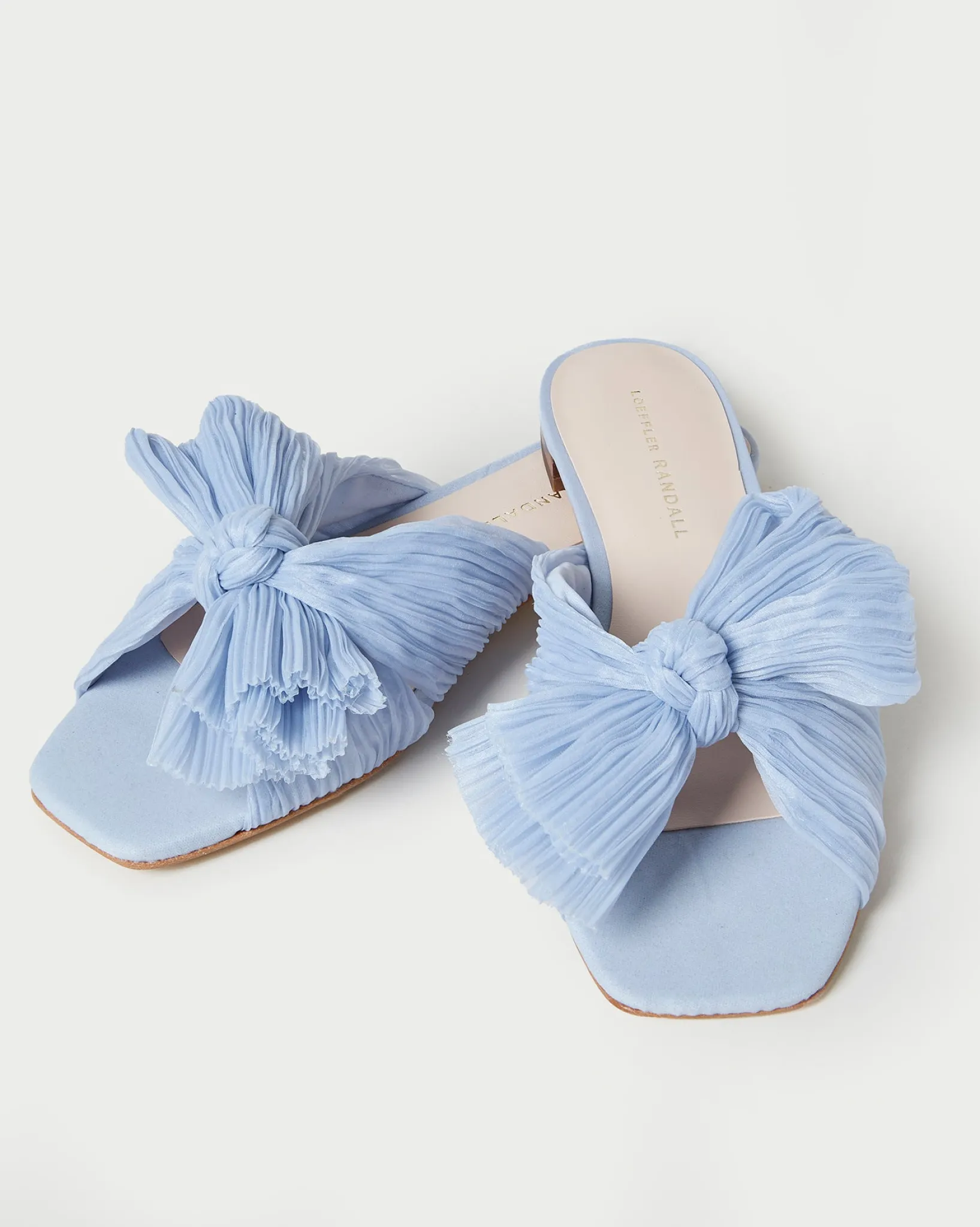 Discount Loeffler Randall Daphne Bow Slide Natural
