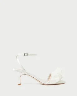 Discount Loeffler Randall Elena Pearl Pleated Ruffle Sandal Pearl />